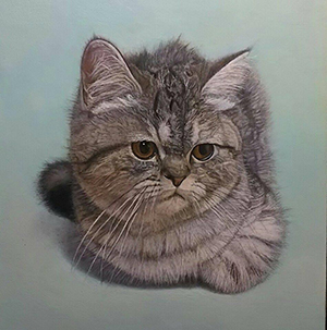 油彩画